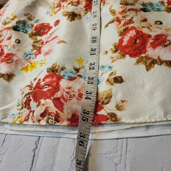 Alice + Olivia Floral Print Silk Dress Size 4 - Picture 11 of 11